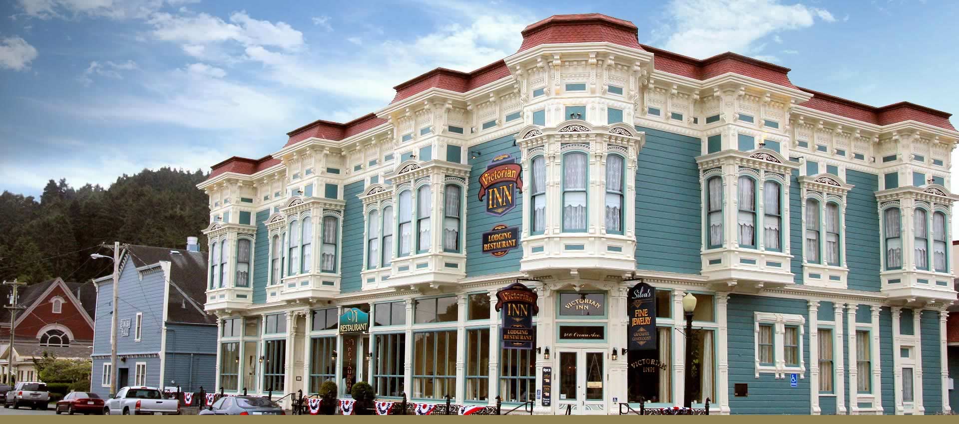 The Amazing Victorian Inn on a Beautiful Day